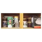 Shelf Lot of Assorted Items (middle shelf)