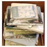 Tray Lot of Assorted Linens