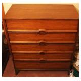 Mid-century Lane 5 drawer chest
