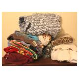 Assorted blankets / linens
