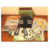 Vintage Viewmaster w/ assorted slides & box