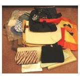 Assorted clutches & handbags