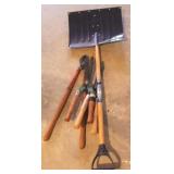 Assorted yard tools