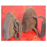 2 Cast iron flat irons