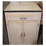 Vintage cabinet & contents
