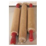 3 Vintage rolling pins