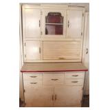 Vintage painted Hoosier cabinet