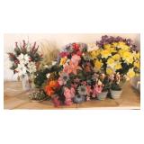 Assorted fake flowers