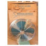 Vintage Superlectric fan in box