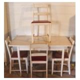 Vintage table & 4 chairs