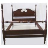 Mahogany Full Size Poster bed