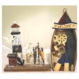 Wooden nautical decor