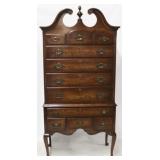 Kling Colonial Queen Anne mahogany highboy