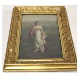 Print in gilded frame