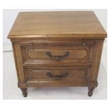 Vintage French 2-Drawer Nightstand