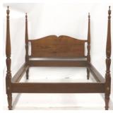 Full size poster bed with bolts