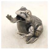 Cast Iron Frog Bank