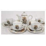 15 Piece Hummel mini tea set