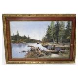 Oil on canvas - signed