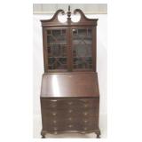 Chippendale Maddox Bookcase Top Secretary