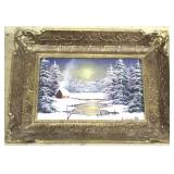 Signed oil on canvas