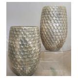 Chelsea House Pair of Glass Decor Vases