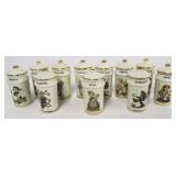 11 Piece Hummel spice jar set