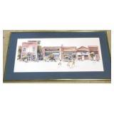 Signed & numbered framed print