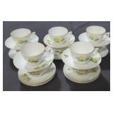 10 Bing & Grondahl Erantis Winterling coffee cups