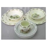 Group Royal Doulton Bunnikins dishes