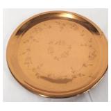 Copper color tray