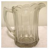 Heisey glass pitcher - chipped