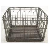 Metal milk crate