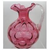Fenton cranberry pitcher