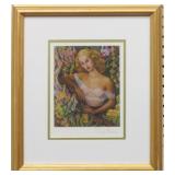 Portrait of Linda Christian Print by