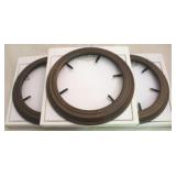 3 Custom Cabinetmakers plate frames