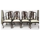 Henkel Harris set of 8 Queen Anne chairs