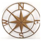 Metal compass star