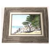 Oil on board - signed