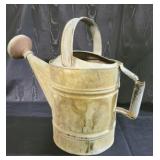 Galvanized watering can