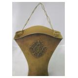 Hanging metal planter