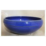 Blue pottery bowl