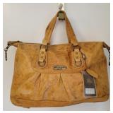 Lazzaro Leather Handbag - shoulder strap included