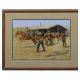 Coming & Going of the Pony Express Giclee