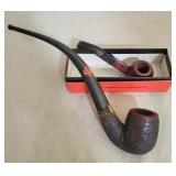 2 pipes - Large one is labeled VA Tech - as is