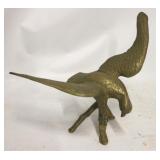 Vintage brass eagle statue