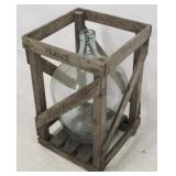 Wine Bottle in Crate