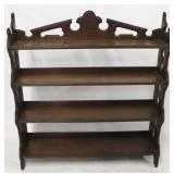 Victorian walnut bookshelf