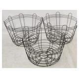 3 Wire baskets
