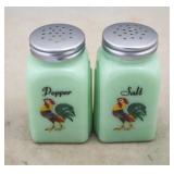 Jadeite Salt and Pepper Shakers
